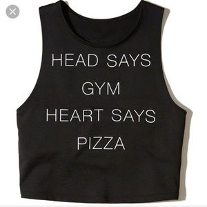 Hollister open back tank size XS